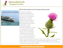Tablet Screenshot of mariendistel.info